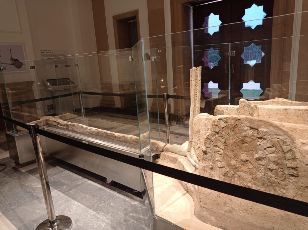 Oldest Chariot in the World, Circa 2400 BCE, Excavated from Sinauli